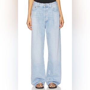 Light Wash Wide-Leg Women’s AGOLDE Jeans